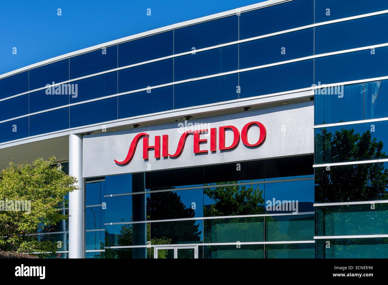 Hauptsitz von Shiseido Canada Inc. In der Nähe von Toronto in Markham, Ontario. Stockfoto