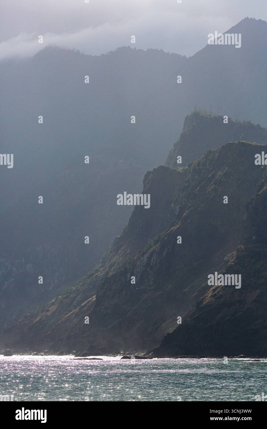 Madeira Island, Nordatlantik Stockfoto