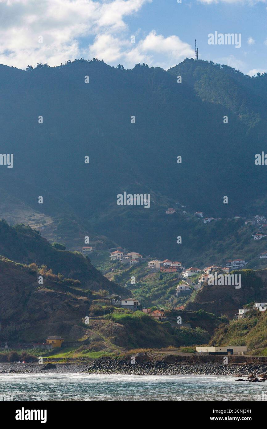 Madeira Island, Nordatlantik Stockfoto