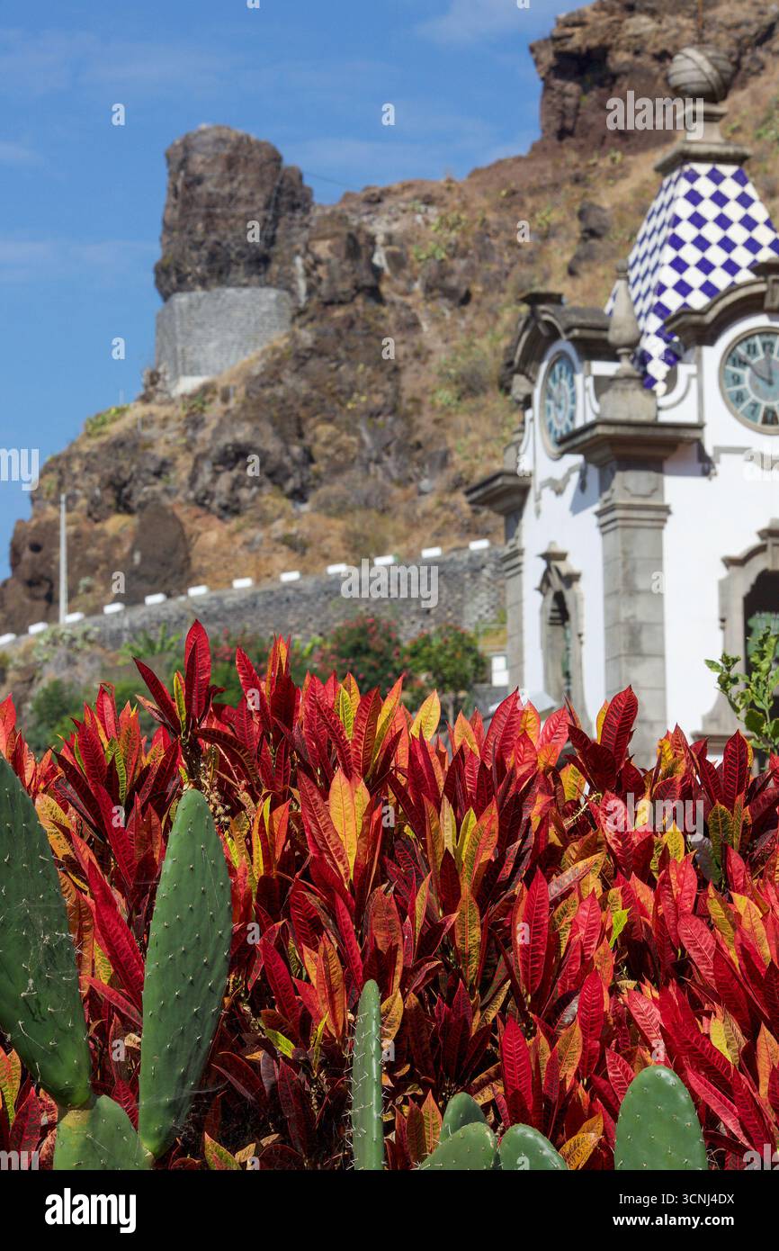 Sao Bento Kirche in Ribeira Brava, Madeira Insel, Nordatlantik Stockfoto