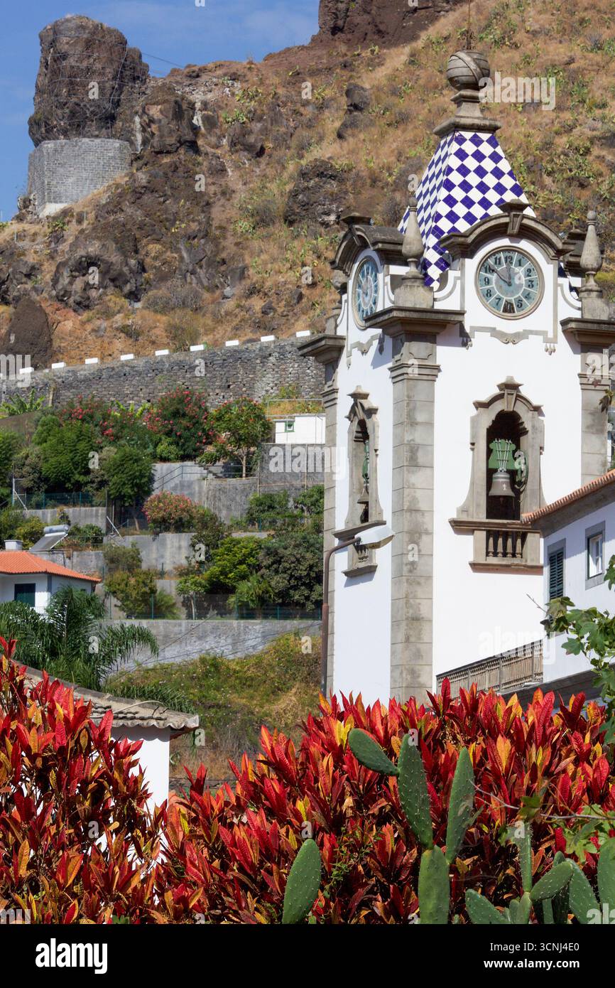 Sao Bento Kirche in Ribeira Brava, Madeira Insel, Nordatlantik Stockfoto