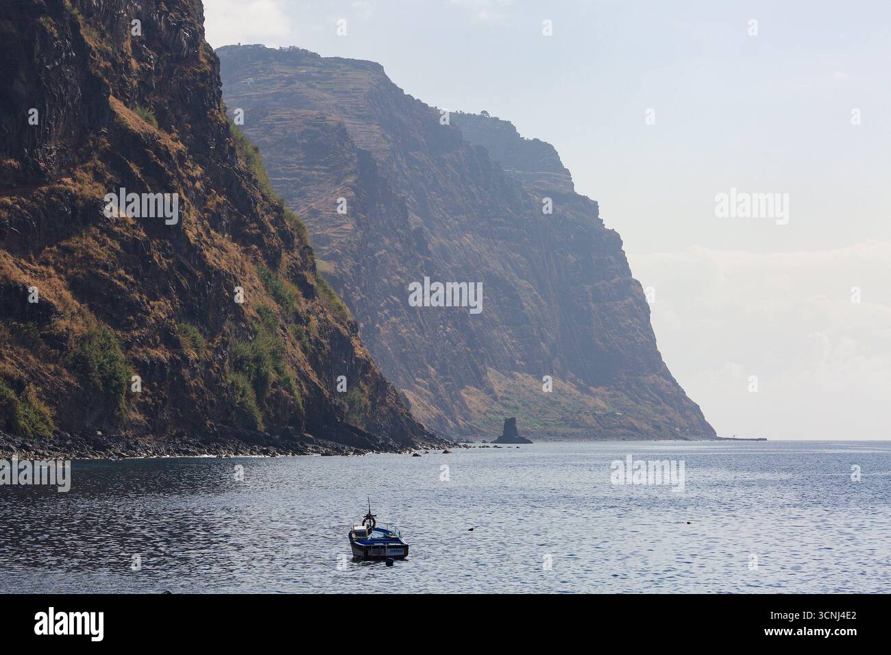 Riviera Brava Harbour, Madeira Island, Portugal, Nordatlantik Stockfoto