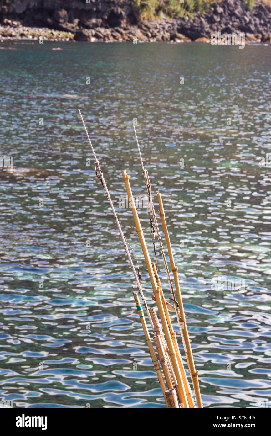 Riviera Brava Harbour, Madeira Island, Portugal, Nordatlantik Stockfoto