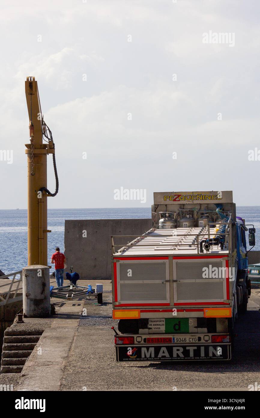 Riviera Brava Harbour, Madeira Island, Portugal, Nordatlantik Stockfoto