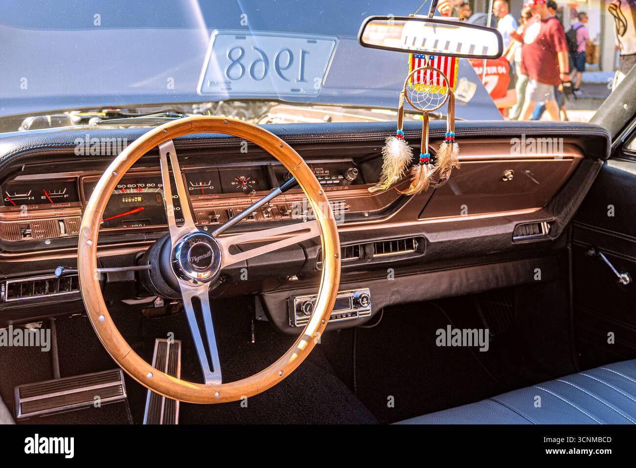 Baden-Württemberg : Us-Autotreffen Laupheim 2025 Stockfoto