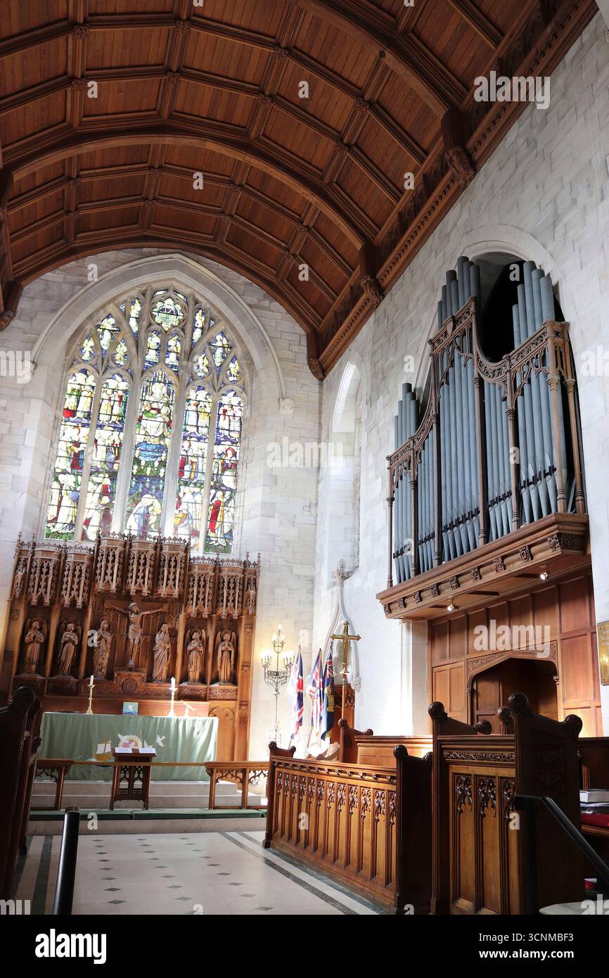 Innenraum der St. Nicholas Church, Wallasey, Wirral, Großbritannien Stockfoto Innenraum der St. Nicholas Church, Wallasey, Wirral, Großbritannien Stockfoto