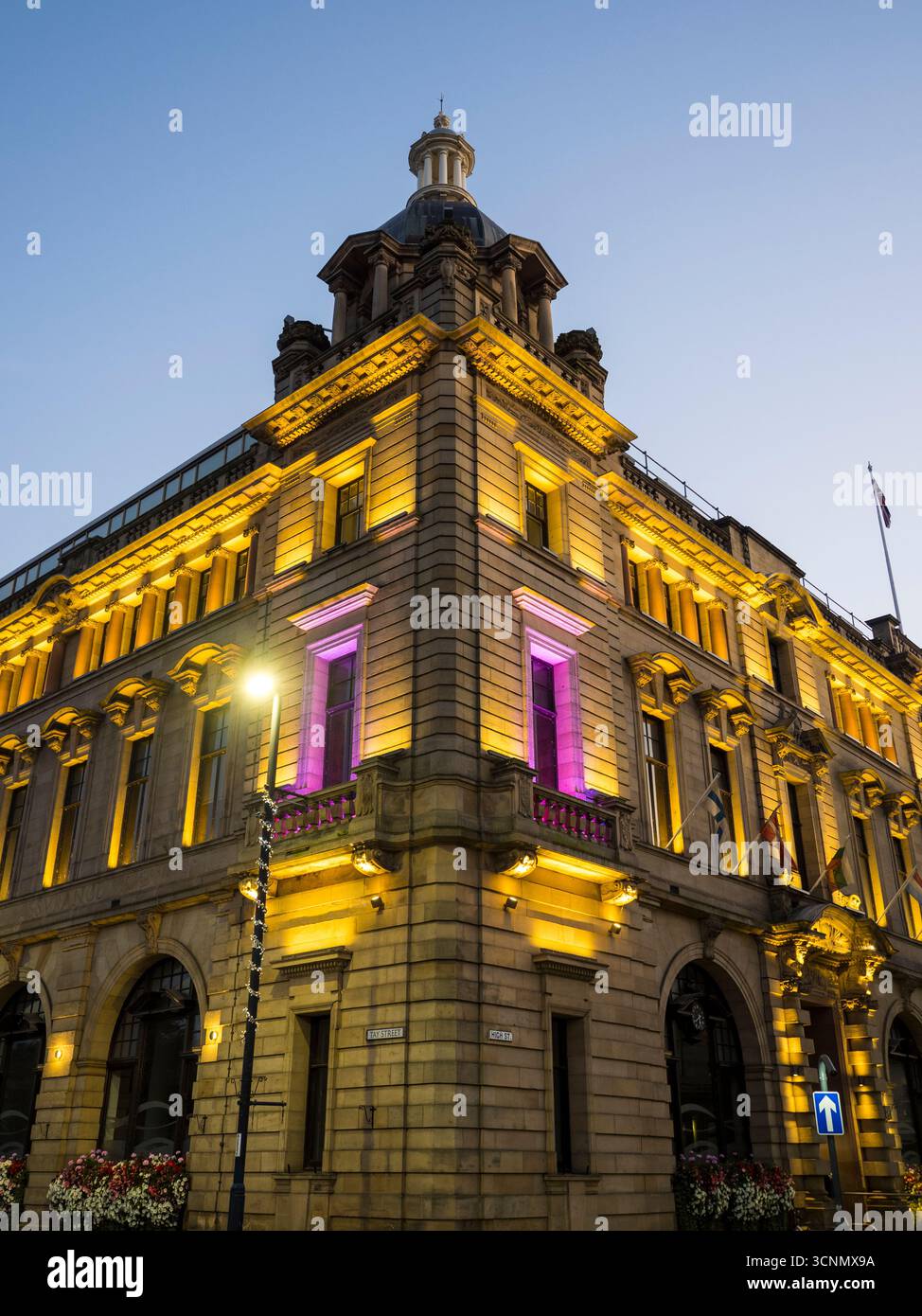 Perth & Kinross Council, Night Time, Perth, Schottland, Großbritannien. Stockfoto