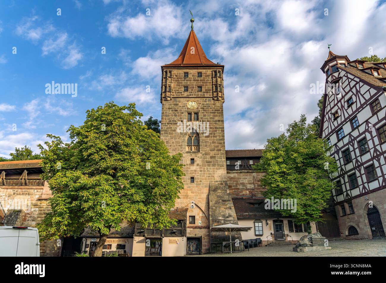 Nürnberg das Tiergärtnertor in Nürnberg, Bayern, Deutschland das Tiergärtnertor Stadttor in Nürnberg, Bayern, Deutschland *** Nürnberg der Tiergärtner Stockfoto