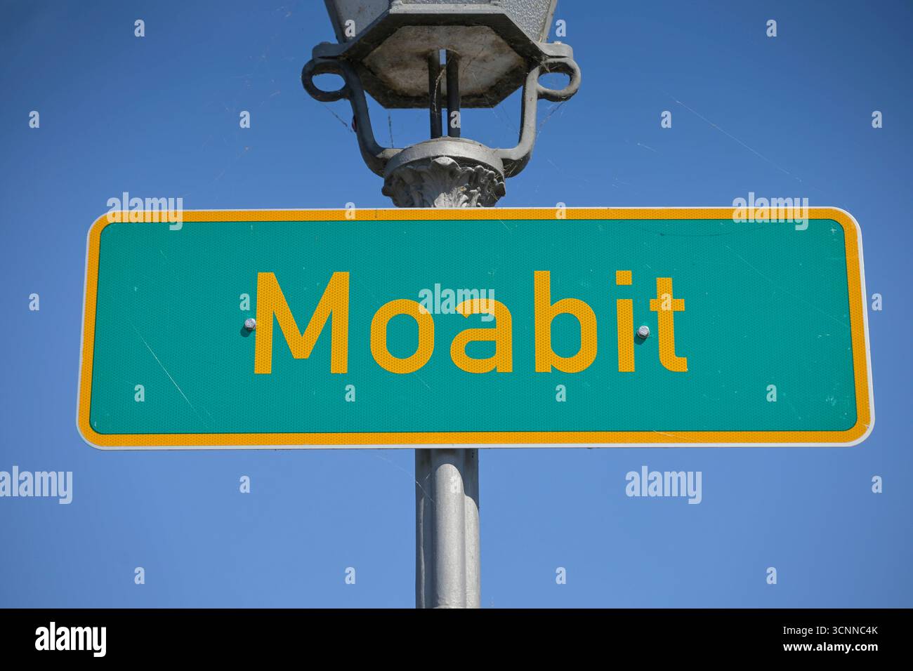 Schild, Ortsteil Moabit, Mitte, Berlin, Deutschland *** Schild, Moabit District, Mitte, Berlin, Deutschland Stockfoto