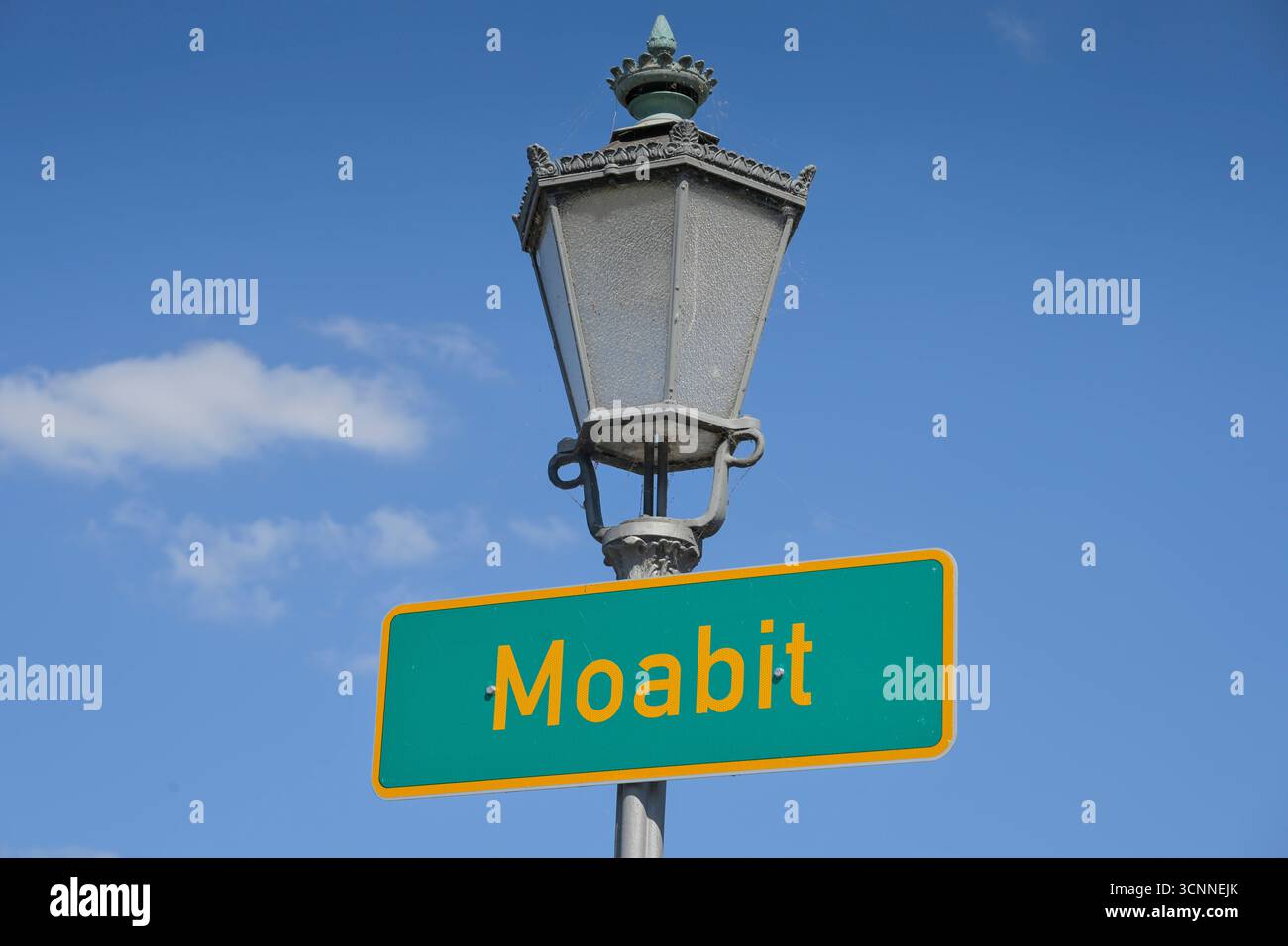 Schild, Ortsteil Moabit, Mitte, Berlin, Deutschland *** Schild, Moabit District, Mitte, Berlin, Deutschland Stockfoto