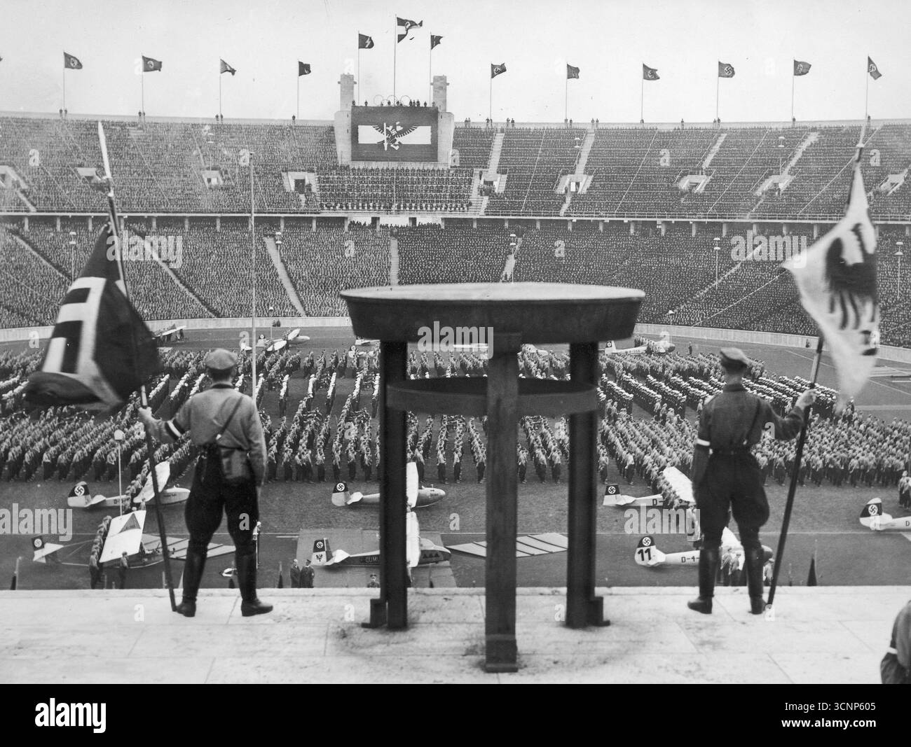 Feierlichkeiten zum Mai, Olympiastadion, Berlin, Deutschland, 1938 Stockfoto