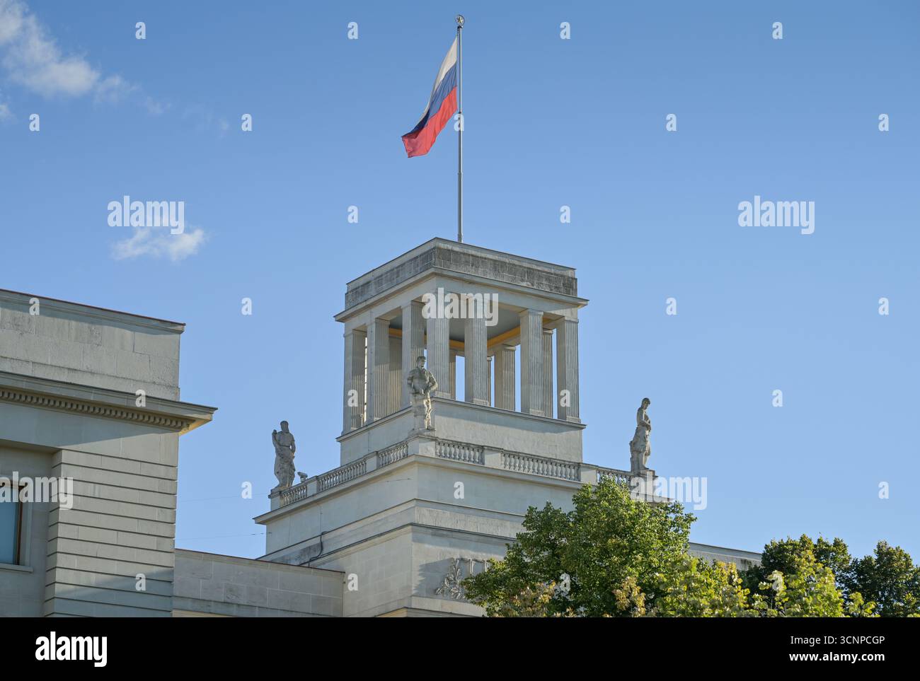Botschaft Russland, Unter Den Linden, Mitte, Berlin, Deutschland Stockfoto