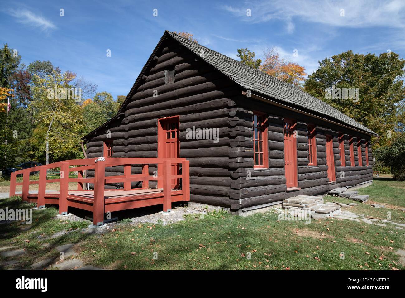 Steuben Memorial State Historic Site im Oneida County im Bundesstaat New York war die Sommerresidenz des Barons Friedrich Wilhelm von Steuben. Stockfoto