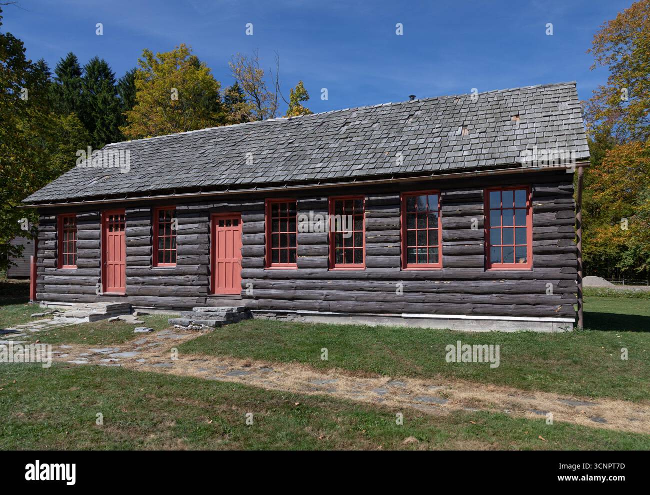 Steuben Memorial State Historic Site im Oneida County im Bundesstaat New York war die Sommerresidenz des Barons Friedrich Wilhelm von Steuben. Stockfoto