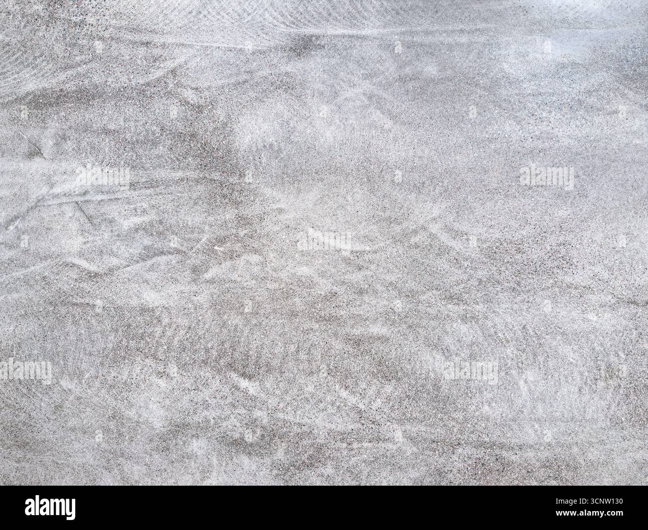 Betonboden poliert Hintergrund. Struktur des Baumaterials. Stockfoto