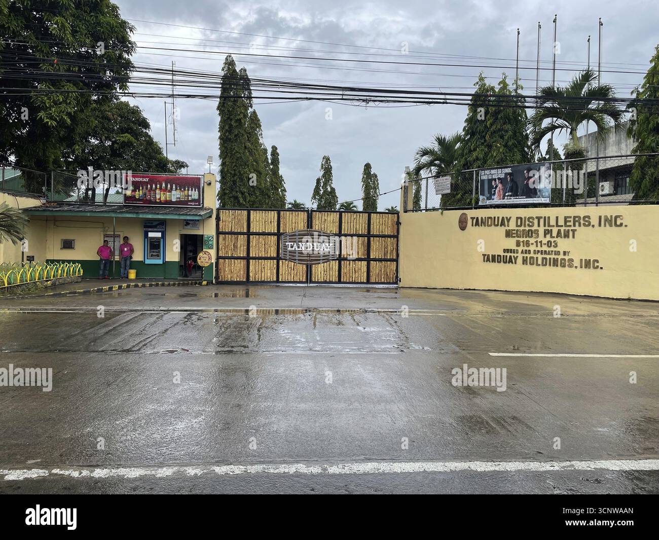 Tanduay Distillers INC, Tanduay Holding INC, größte Fabrik auf den Philippinen, Hersteller von Rum, Industrie, Landwirtschaft, Zuckerrohr, Negros Occidental Stockfoto