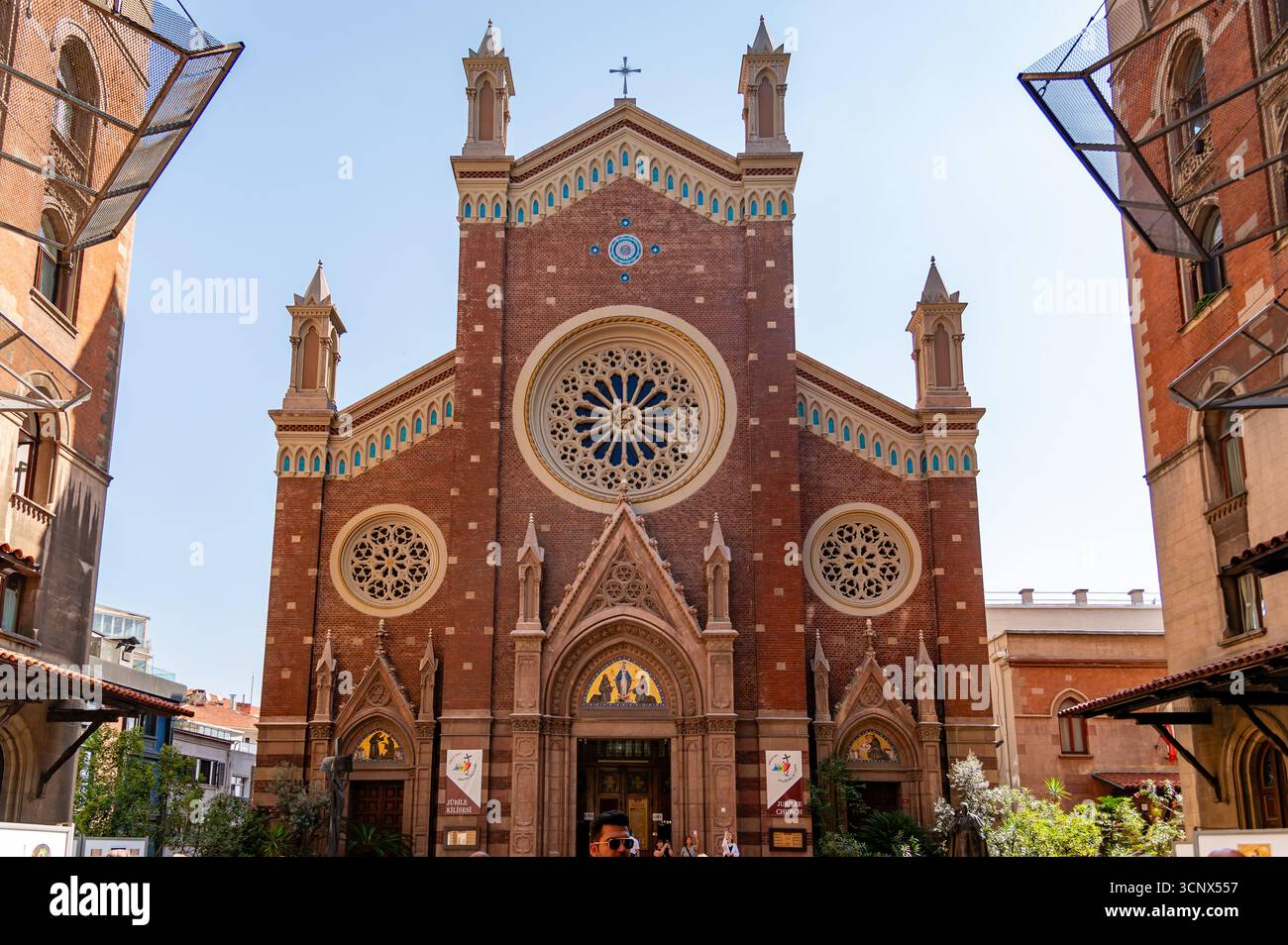 Kirche des Heiligen Antonius von Padua, Istanbul, Turkiye Stockfoto