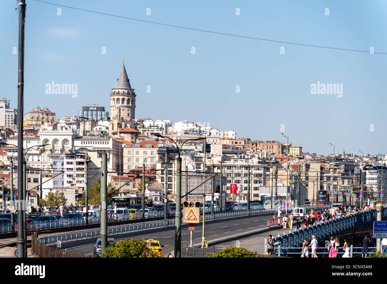 Galatenturm, Istanbul, Turkiye Stockfoto