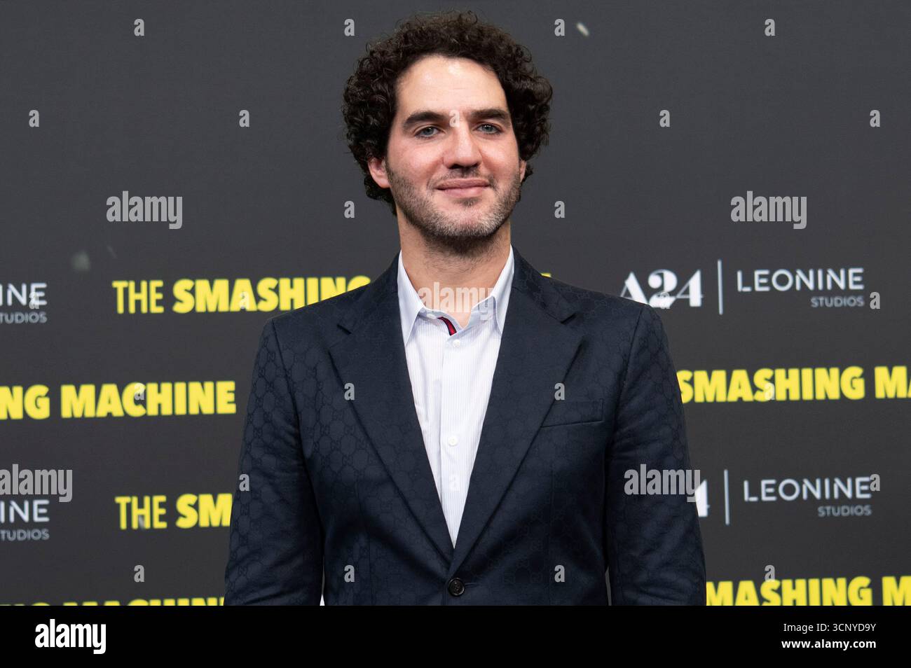 Benny Safdie bei der Premiere des Kinofims „The Smashing Machine“ im Zoo Palast. Berlin, 22.09.2025 Stockfoto
