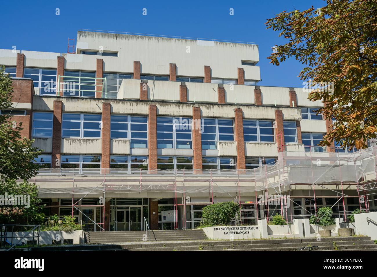 Französisches Gymnasium, Derfflingerstraße, Tiergarten, Berlin, Deutschland Stockfoto