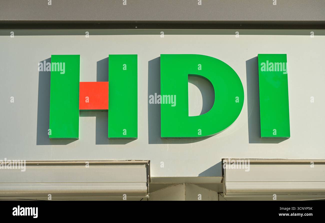 HDI Versicherung, Kurfürstendamm, Charlottenburg, Charlottenburg-Wilmersdorf, Berlin, Deutschland *** HDI Versicherung, Kurfürstendamm, Charlottenburg, Charlottenburg Wilmersdorf, Berlin, Deutschland Stockfoto