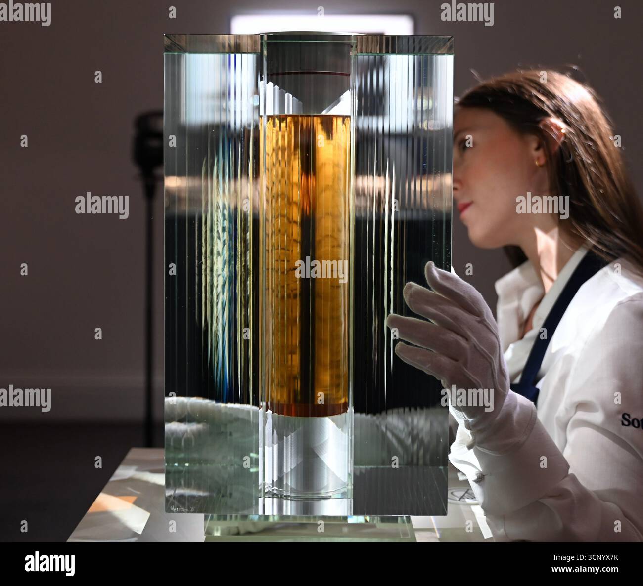 Vorschau von , der dritten Ausgabe der Auktion der Distillers’ One of One die weltweit bedeutendste Auktion von ultra-seltenen Whiskys . Die Auktion Distillers One of One findet am 10. Oktober 2025 ... im Hopetoun House in der Nähe von Edinburgh statt und umfasst 39 einmalige, nie wiederkehrende Lose, die eigens von führenden Scotch Whisky Destillerien erstellt und gespendet wurden Stockfoto