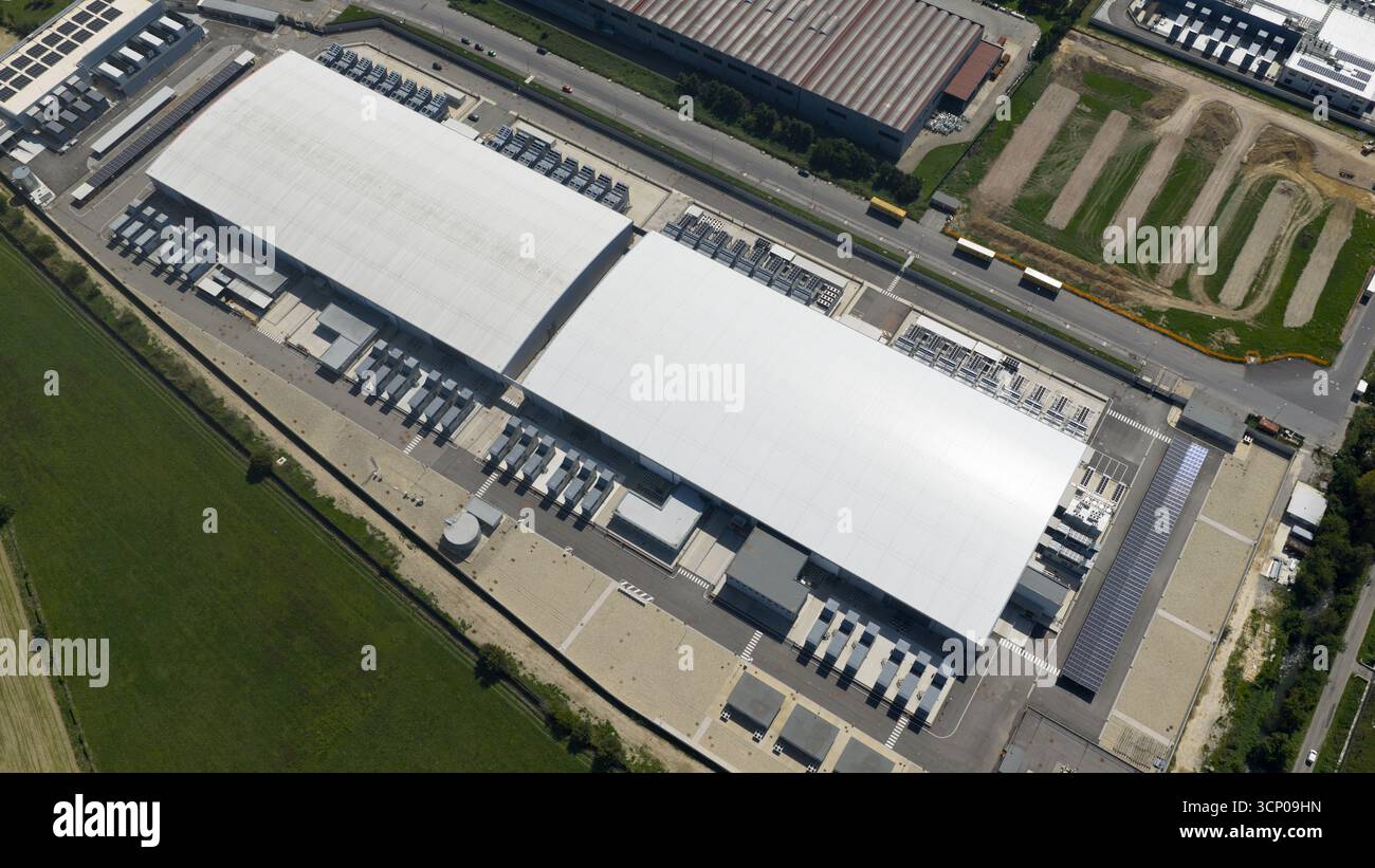 Rechenzentrum, Computing Center, Big-Tech, IT- und Internettechnologie. Hyperscaler. Stockfoto