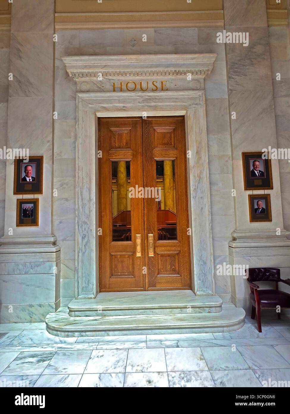 House of Reprentatives Arkansas State Capitol Building Little Rock Arkansas 09.15.2025 Stockfoto