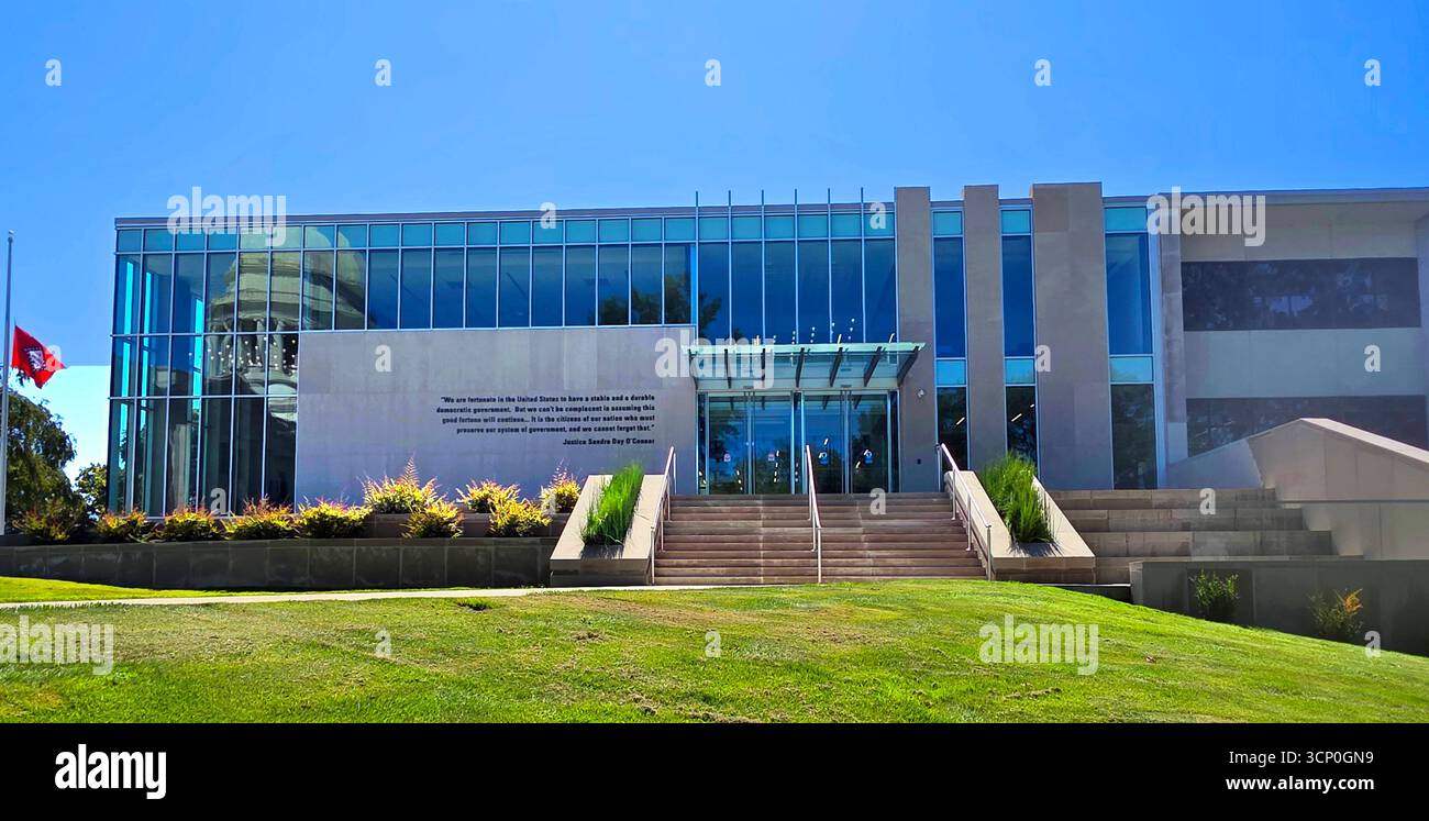 Gebäude Des Supreme Court Arkansas State Capitol Building Little Rock Arkansas 09.15.2025 Stockfoto