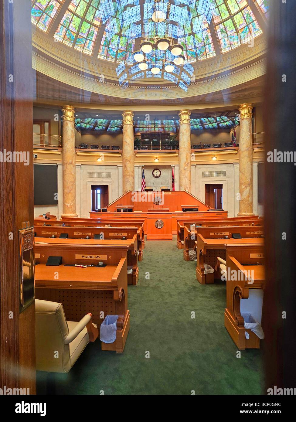 House of Reprentatives Arkansas State Capitol Building Little Rock Arkansas 09.15.2025 Stockfoto