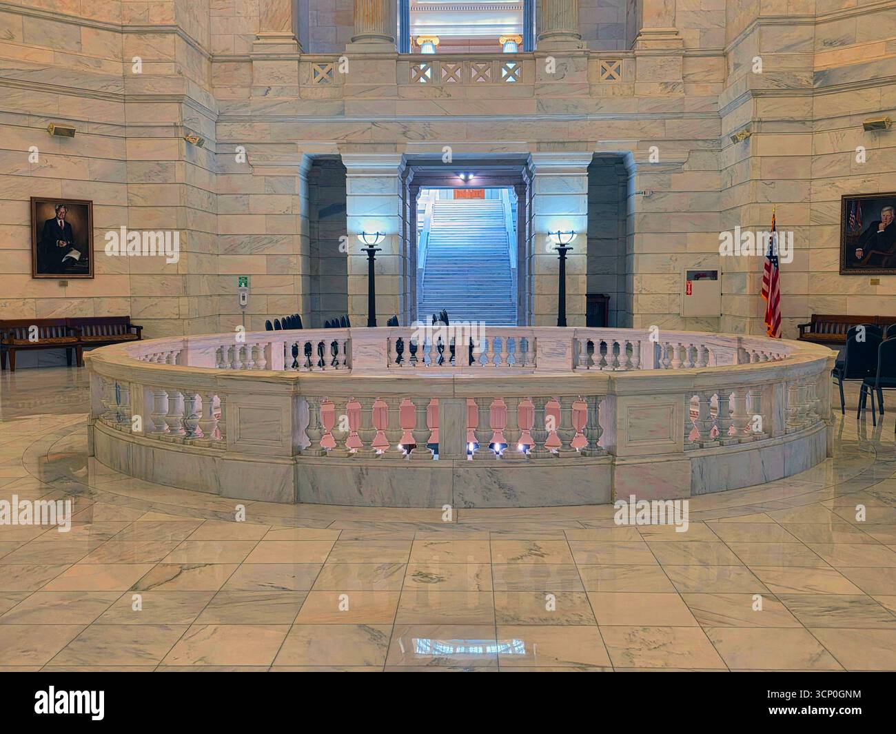 Innenraum des Arkansas State Capitol Building Little Rock Arkansas 09.15.2025 Stockfoto