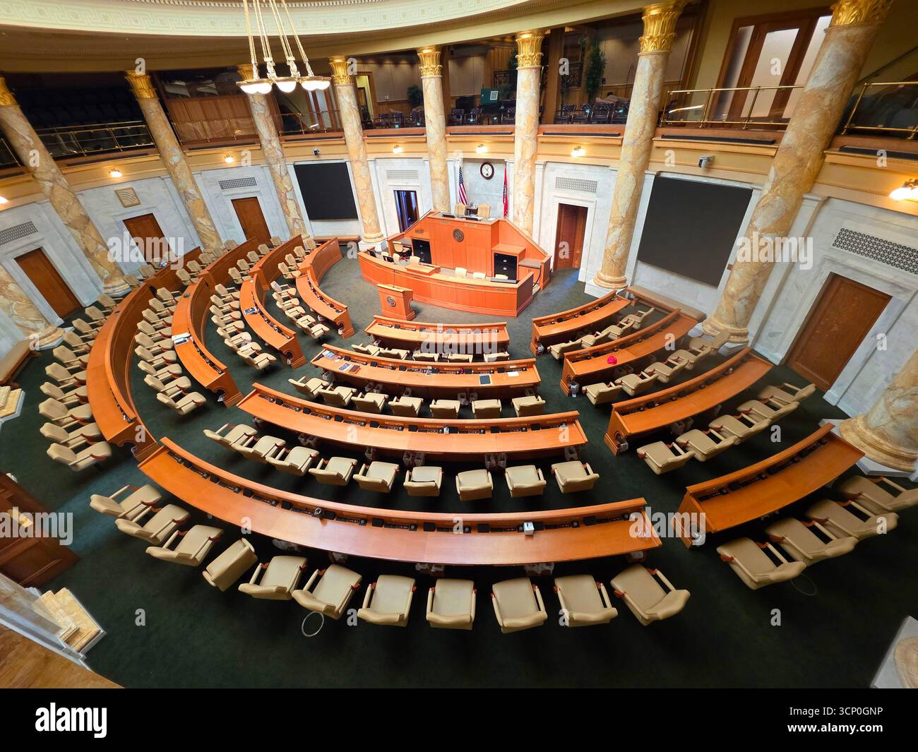 House of Reprentatives Arkansas State Capitol Building Little Rock Arkansas 09.15.2025 Stockfoto