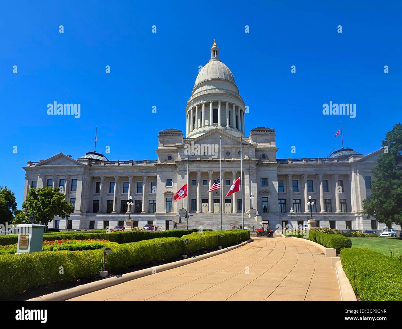 Arkansas State Capitol Building Little Rock Arkansas 09.15.2025 Stockfoto