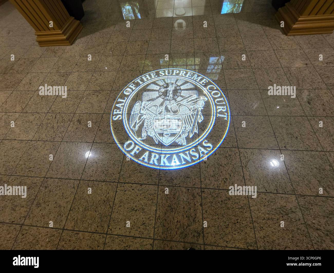 Gebäude Des Supreme Court Arkansas State Capitol Building Little Rock Arkansas 09.15.2025 Stockfoto