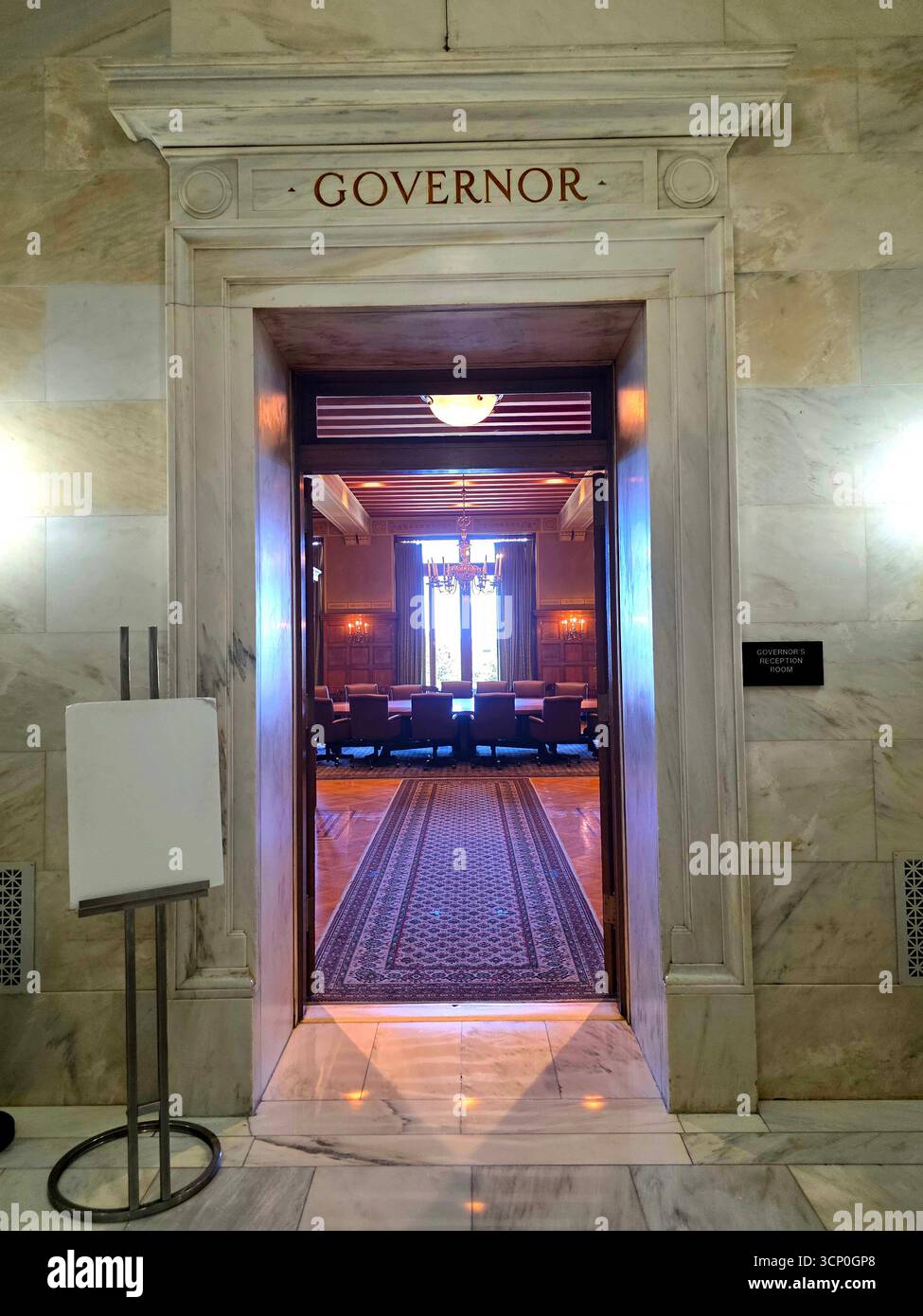 Overnor's Office and Meeting Room Arkansas State Capitol Building Little Rock Arkansas 09.15.2025 Stockfoto