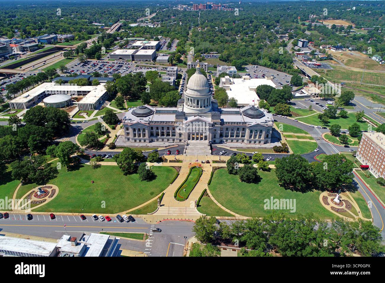 Arkansas State Capitol Building Little Rock Arkansas 09.15.2025 Stockfoto
