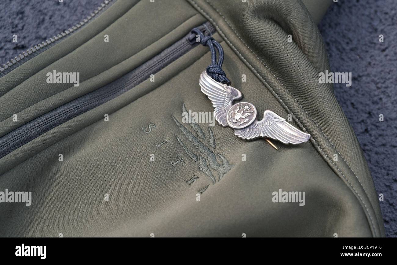 USA - 23.09.2025: Dies ist ein vollständig restauriertes Stearman Biplane aus dem Jahr 1940. Die Stearman (Boeing) Model 75 ist ein Doppeldecker, der früher als Milita eingesetzt wurde Stockfoto