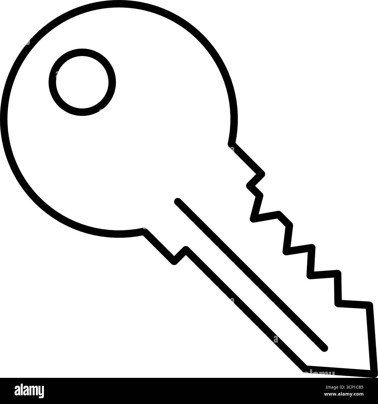 Taste – einfaches Vektorsymbol Stock Vektor