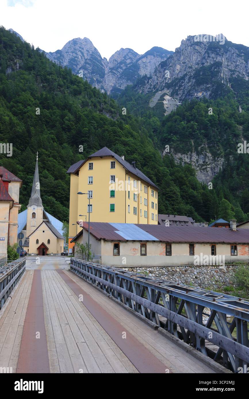 Cave de Predil von Italien Stockfoto