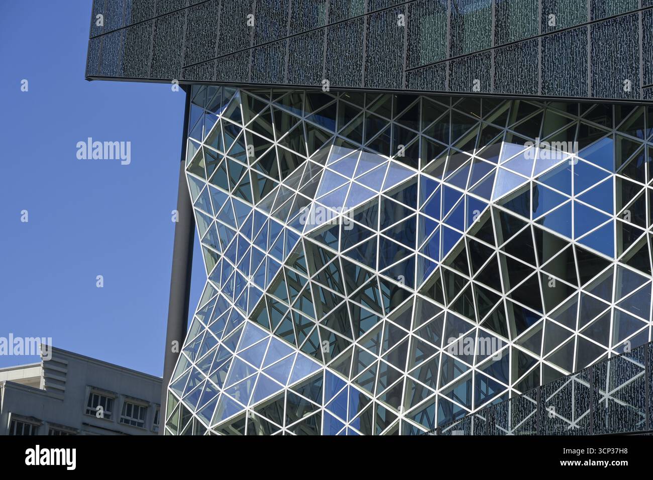 Neubau Springer-Verlag, Axel-Springer-Straße, Zimmerstraße, Kreuzberg, Friedrichshain-Kreuzberg, Berlin, Deutschland Stockfoto