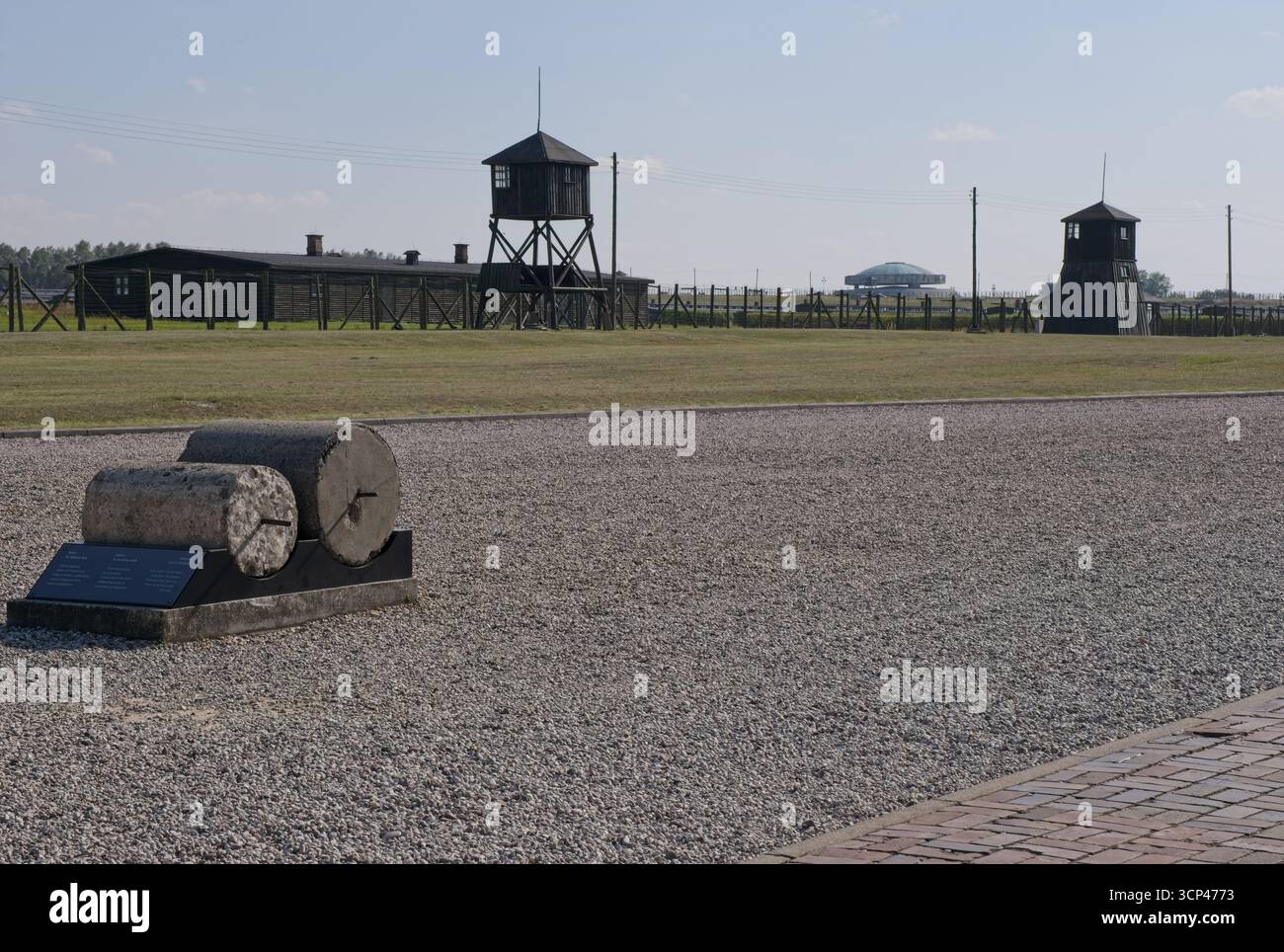 Majdanek, Polen – 10. September 2025: Majdanek war ein nationalsozialistisches Konzentrationslager im besetzten Polen. Etwa 80.000 Juden wurden hier von der SS ermordet Stockfoto