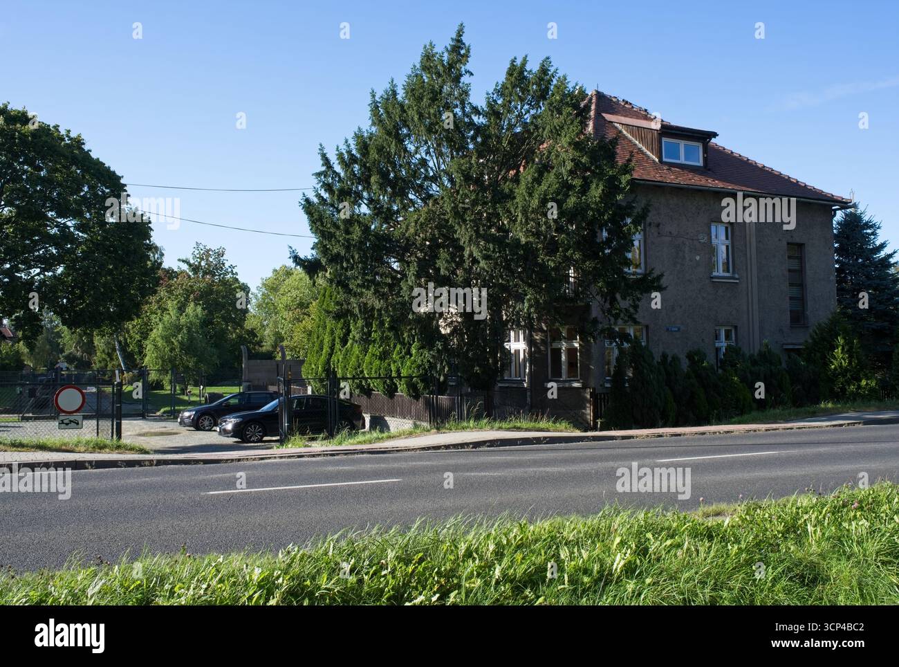 Auschwitz, Polen - 15. September 2025: Das Kommandantenhaus Rudolf Hoss in Auschwitz I. war ein Konzentrationslager der Nazis im besetzten Polen. 1,1 Millio Stockfoto