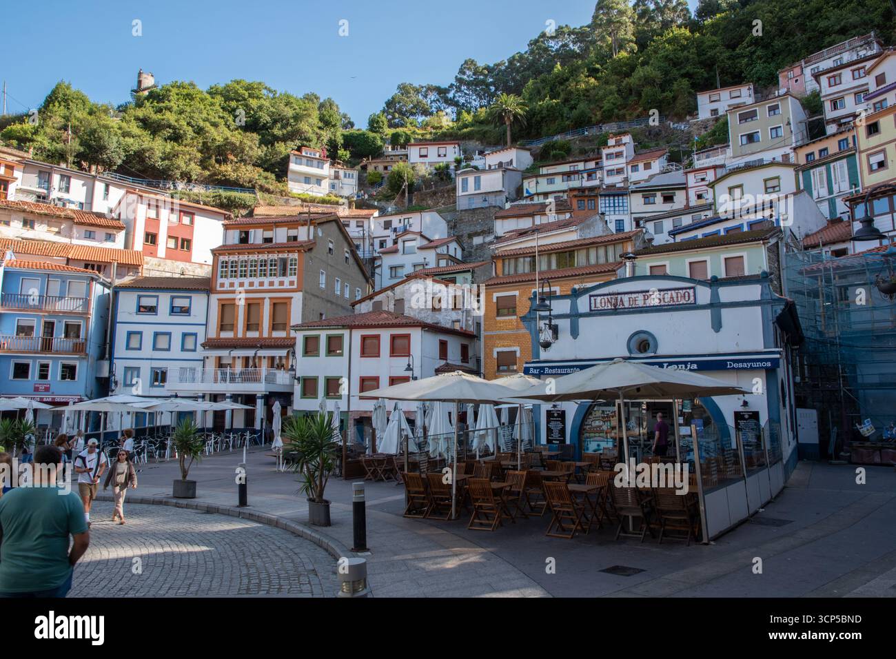 Cudillero, Asturien, Stockfoto