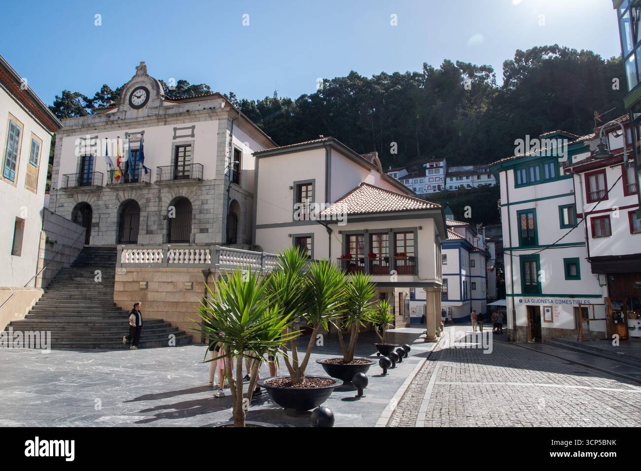 Cudillero, Asturien, Stockfoto