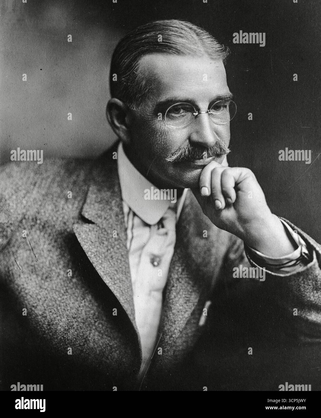 Porträt von L. Frank Baum, Autor von The Wonderful Wizard - 1911 Stockfoto
