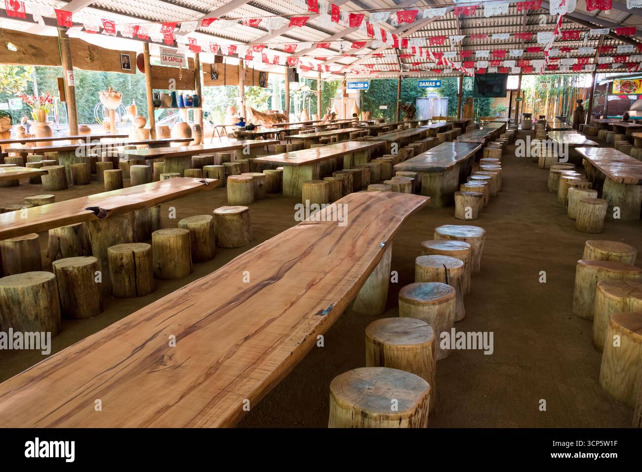 La Capilla Restaurant in Zaachila, Oaxaca, Mexiko Stockfoto