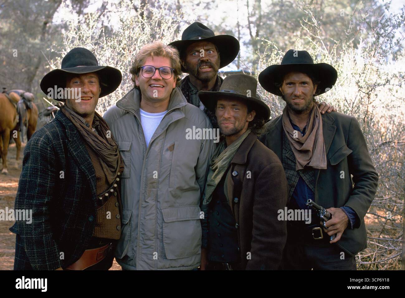 ROBERT ZEMECKIS UND THOMAS F. WILSON IN BACK TO THE FUTURE PART III (1990), REGIE: ROBERT ZEMECKIS. Quelle: UNIVERSELLE BILDER/Album Stockfoto