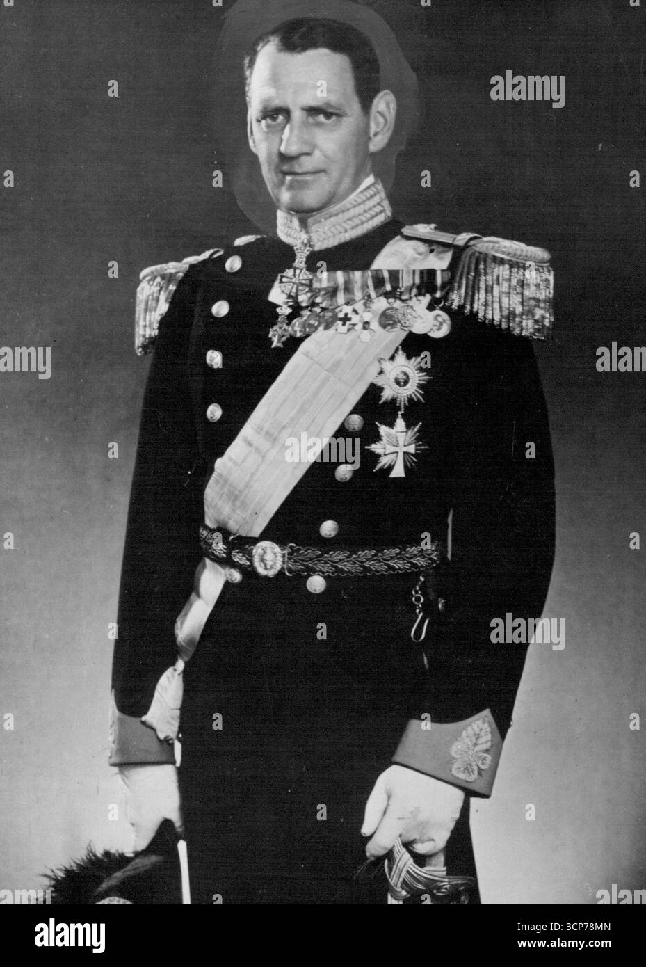 S.M. König Frederik IX. Von Dänemark. 13. Dezember 1949. (Foto von Camera Press Ltd). Stockfoto