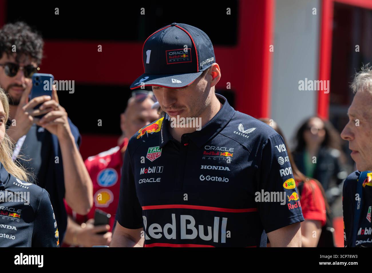 Emilia Romagna GP, Imola, F1 2025 am 18.05.2025 - Formel 1 Max Verstappen Fahrer für Red Bull - Credit sollte gelesen werden: Marco Talluto Stockfoto