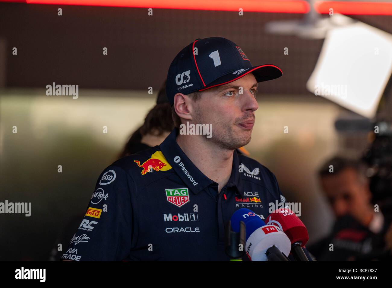Emilia Romagna GP, Imola, F1 2025 am 18.05.2025 - Formel 1 Max Verstappen Fahrer für Red Bull - Credit sollte gelesen werden: Marco Talluto Stockfoto